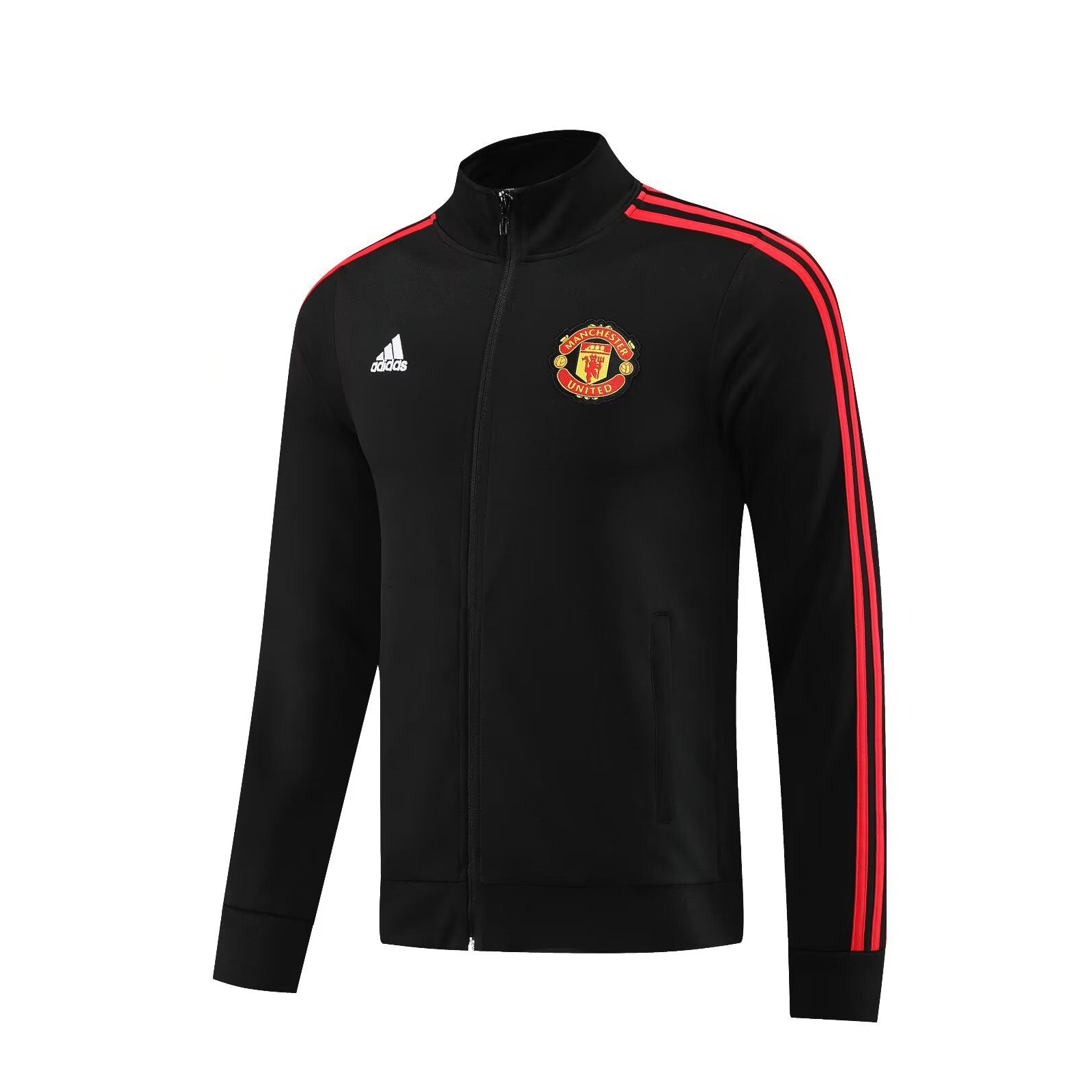 AAA Quality Manchester Utd 23/24 Jacket - Black/Red